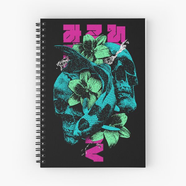 Item preview, Brutalist Y2K Aesthetics Koi Fish Skulls Pond Lillies Japanese designed and sold by PVSKI.
