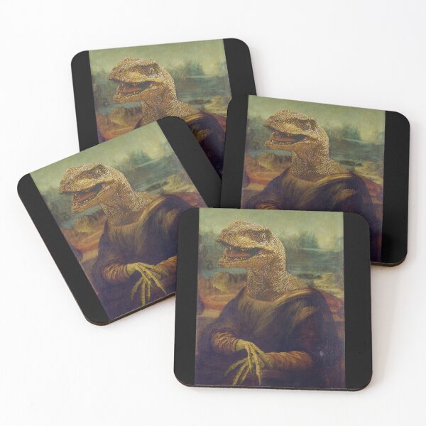 Item preview, MONA LISA VELOCIRAPTOR designed and sold by LT Graphic Art.