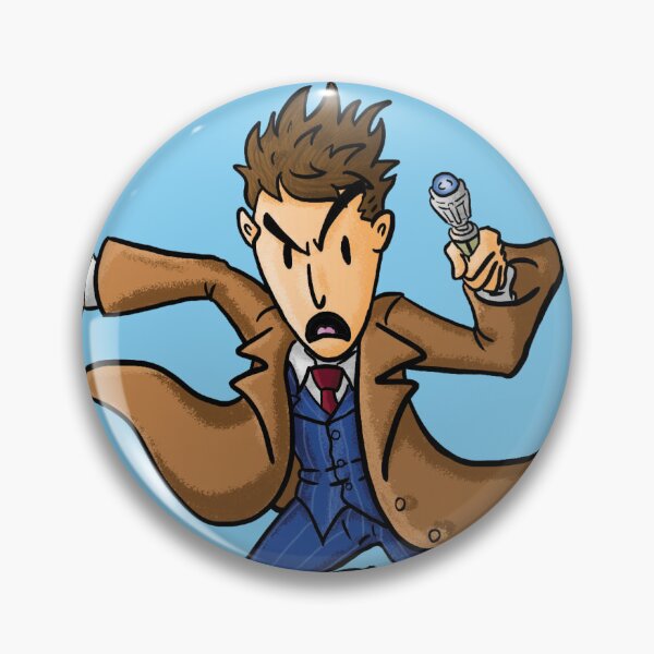 Item preview, 10th Doctor designed and sold by hillsidecomics.