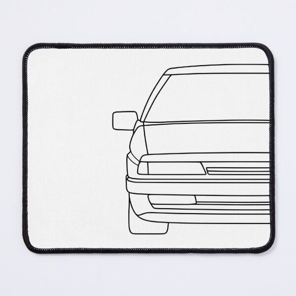 Item preview, Citroen XM 1989-2000 black lined art designed and sold by EdimDesign.