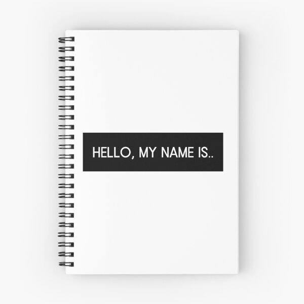 Item preview, Hello My Name Is designed and sold by AndreasHallager.