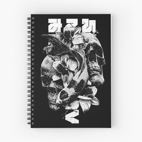 Item preview, Brutalist Y2K Aesthetics Koi Fish Skulls Pond Lillies Japanese designed and sold by PVSKI.