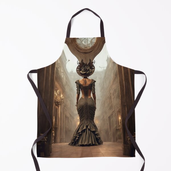 Item preview, elegant Duchess in dress and hat, standing gracefully in her palace designed and sold by Fantasymachine.