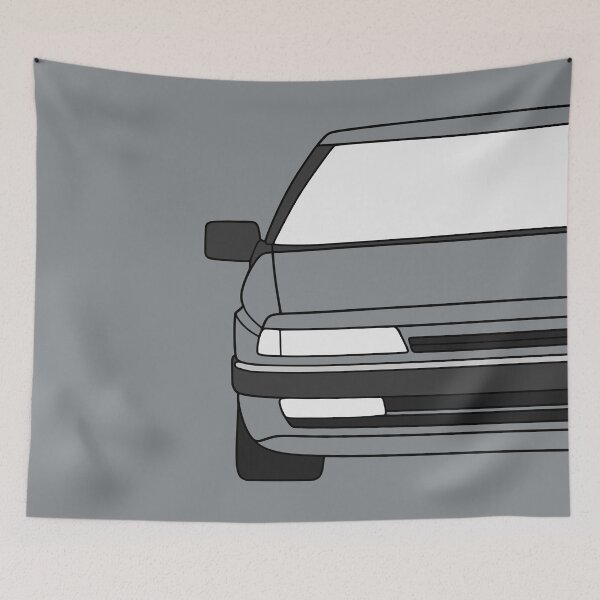 Item preview, Citroen XM 1989-2000 black lined with colored parts designed and sold by EdimDesign.