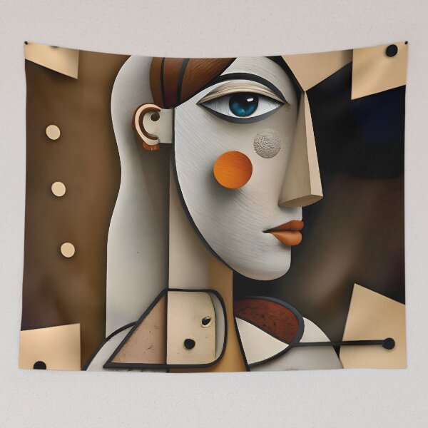 Item preview, Industrial Symphony: An Abstract Artwork Inspired by Miró and Picasso designed and sold by Aroncross111.
