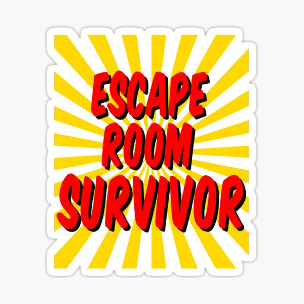 Escape Game Stickers Redbubble - roblox keycard decal