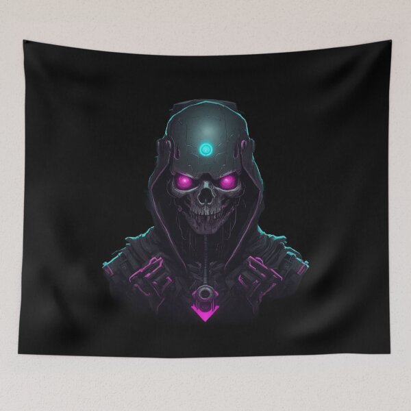 Item preview,  Cyber Necromancer Phantasm, Occult, Dark Cyberpunk designed and sold by Burn-Ego.