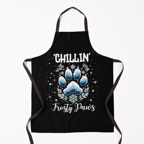 Item preview, Winter Delight Paw Print | Chill with Frosty Paws for Pet Lovers designed and sold by TheMostLikely.