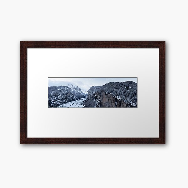 Item preview, Lauterbrunnen Valley in Winter Switzerland designed and sold by panoverse.