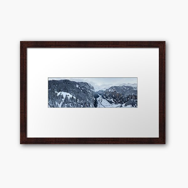 Item preview, Lauterbrunnen Valley in Winter Switzerland designed and sold by panoverse.