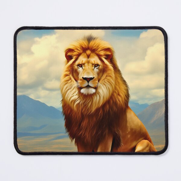 Item preview, Lion king of the jungle, wild cat predator animal in tropical savanna wildlife nature designed and sold by NBSStore.