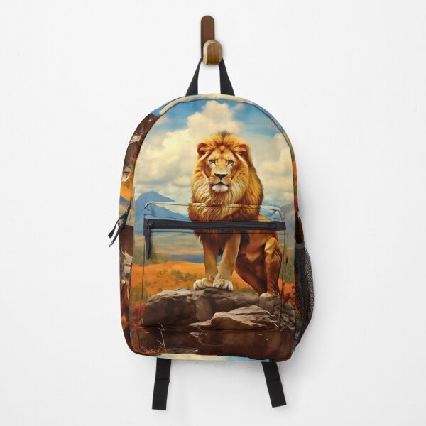 Item preview, Lion king of the jungle, wild cat predator animal in tropical savanna wildlife nature designed and sold by NBSStore.