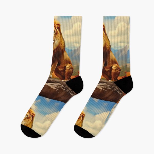 Item preview, Lion king of the jungle, wild cat predator animal in tropical savanna wildlife nature designed and sold by NBSStore.
