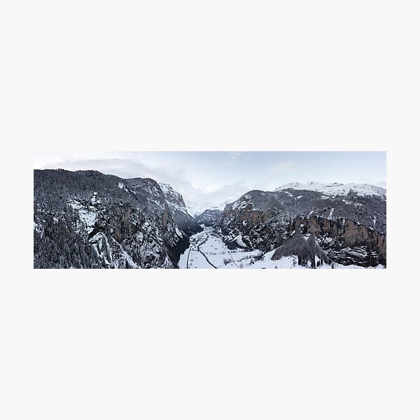 Item preview, Lauterbrunnen Valley in Winter Switzerland designed and sold by panoverse.