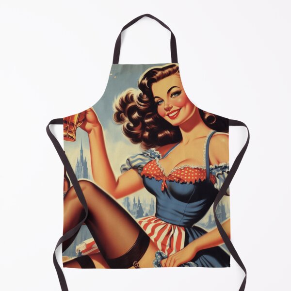 Item preview, Vintage Beer Pin Up designed and sold by PulpVintage.