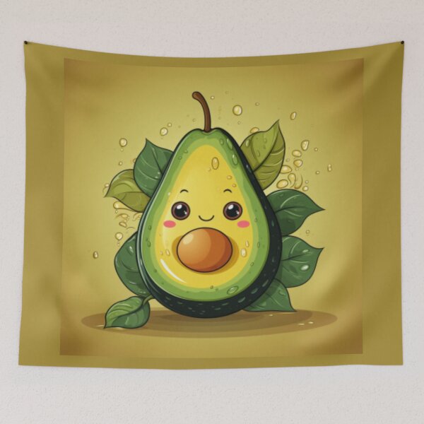 Item preview, Mamacado Papacado avocado Cute leafy wet designed and sold by cristina1001.