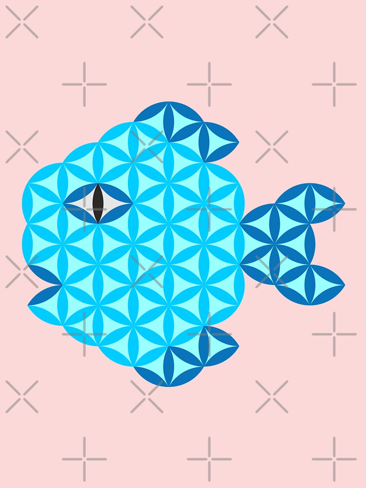 Thumbnail 2 of 2, Baby T-Shirt, The Fish Of Life - Sacred Fish designed and sold by podweb.