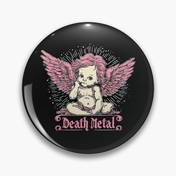 Item preview, Death metal cherub designed and sold by obstinator.
