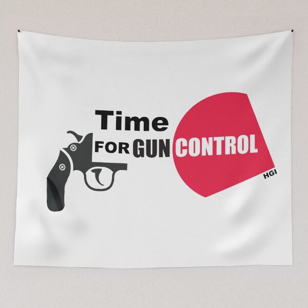 Item preview, Time For Gun Control - Stop The Killing - National March - Wake Up America designed and sold by happygiftideas.