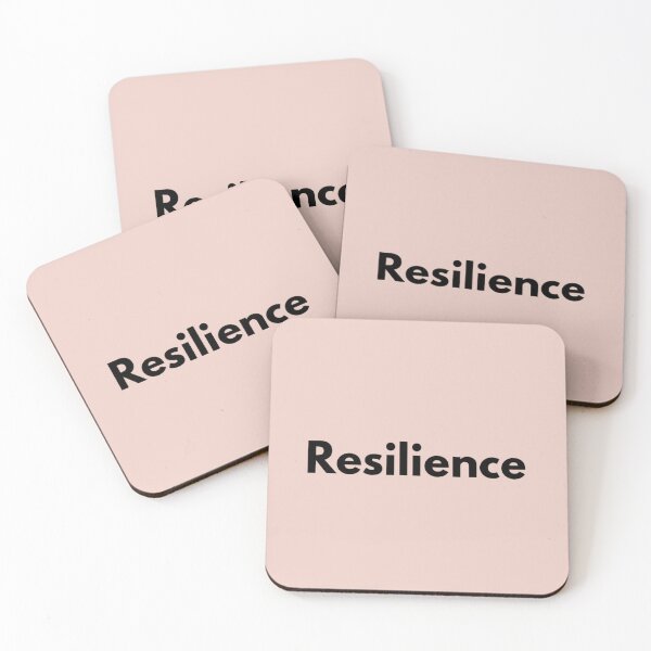 Item preview, Resilience - words of wisdom, positive, motivation, hopeful motivational slogan designed and sold by MarJul.