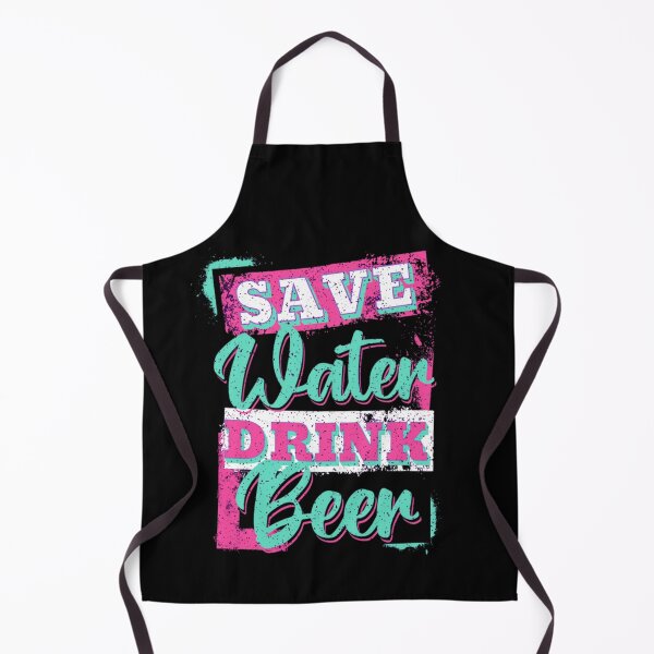 Item preview, Save Water, drink beer designed and sold by BlueGoldArt.