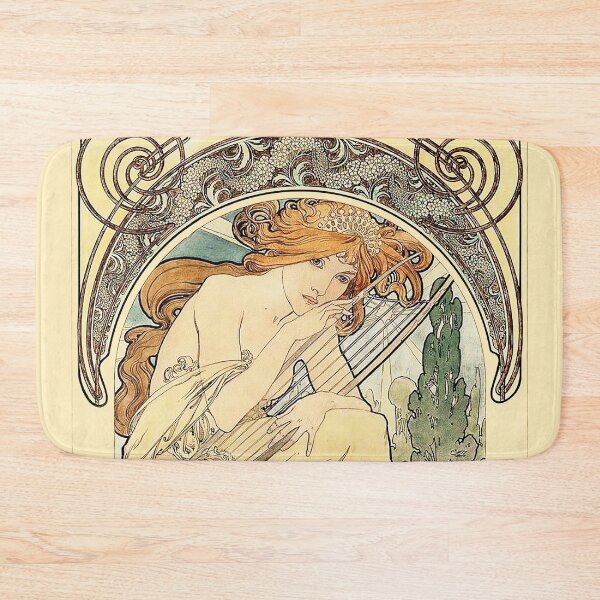 Item preview, Allegory of Music by Alphonse Mucha. HIGH DEFINITION designed and sold by MINDTHECHERRY.
