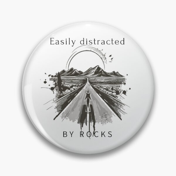 Item preview, Easily Distracted by Rocks designed and sold by Osa-Store.