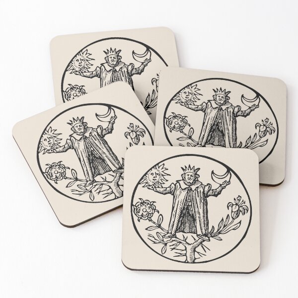 Item preview, philosophers stone woodcut designed and sold by Twisted Kids.