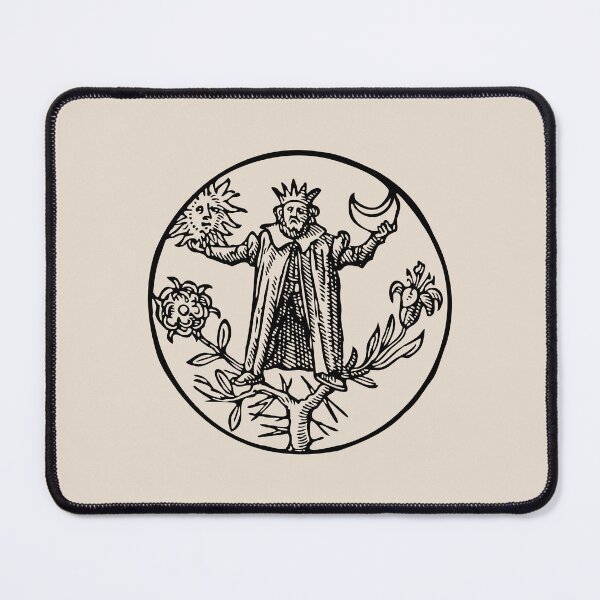 Item preview, philosophers stone woodcut designed and sold by Twisted Kids.
