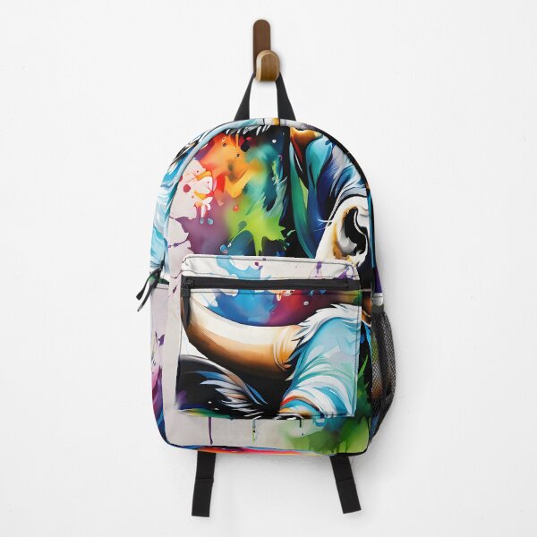 Item preview, Bull face watercolour splash designed and sold by Metaverse8.