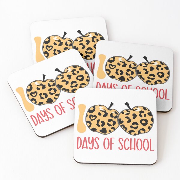 Item preview, 100 Day's Of School Leopard Apples designed and sold by Smix Pixels.