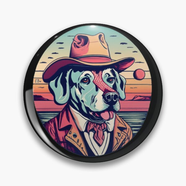 Item preview, Dog with a cowboy hat designed and sold by Moad Fahim.
