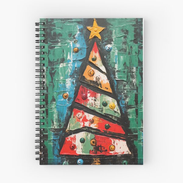 Item preview, Christmas Tree Art Brut Painting designed and sold by sheprint.