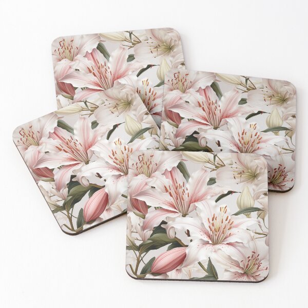 Item preview, Vintage Florals, Sweet Pink Lilly designed and sold by PigmeArt.
