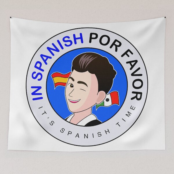 Item preview, IN SPANISH PLEASE LOGO (INSTAGRAM) designed and sold by DibujandoPorfa.
