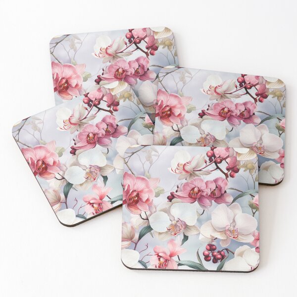Item preview, Vintage Florals, Pink Orchid designed and sold by PigmeArt.
