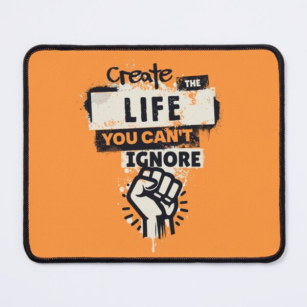 Item preview, Create the life you can't ignore. designed and sold by BlueGoldArt.
