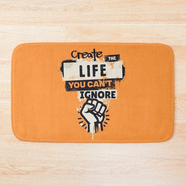 Item preview, Create the life you can't ignore. designed and sold by BlueGoldArt.