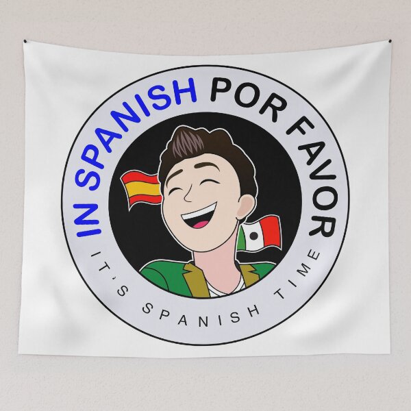 Item preview, Copy of IN SPANISH PLEASE LOGO (INSTAGRAM) designed and sold by DibujandoPorfa.