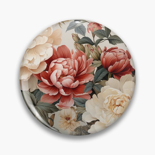 Item preview, Vintage Florals, The Vintage Charm of Peonies designed and sold by PigmeArt.