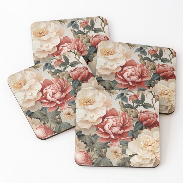 Item preview, Vintage Florals, The Vintage Charm of Peonies designed and sold by PigmeArt.