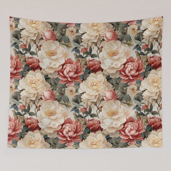 Item preview, Vintage Florals, The Vintage Charm of Peonies designed and sold by PigmeArt.