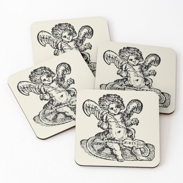 Item preview, Cherubic Melody Historical Wooodcut designed and sold by Twisted Kids.