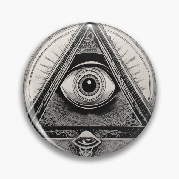 Item preview, The all-seeing illuminati eye designed and sold by QuirkMix.