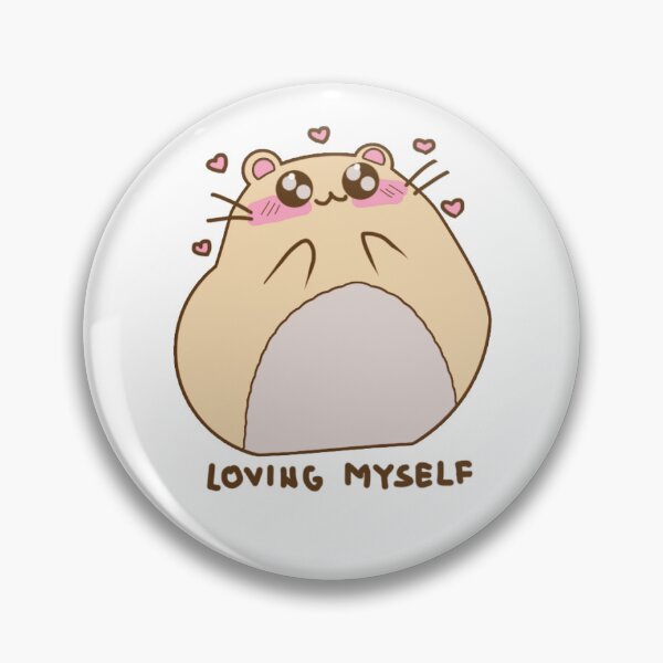 Item preview, Anxious Hamster Mood Tracker Love Yourself Sticker designed and sold by BugShook.