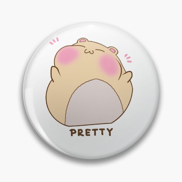Item preview, Anxious Hamster Mood Tracker Pretty Sticker designed and sold by BugShook.