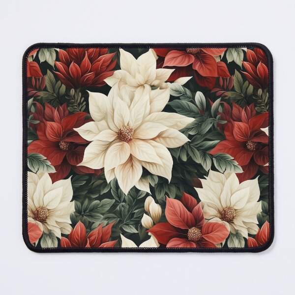 Item preview, Vintage Florals, Poinsettia Splendor designed and sold by PigmeArt.