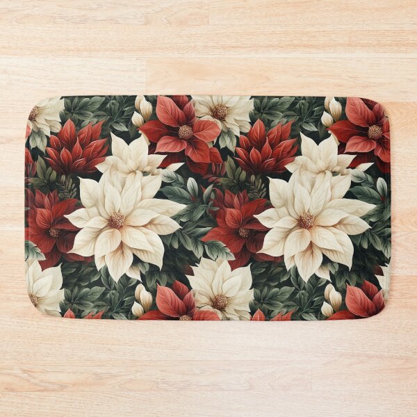 Item preview, Vintage Florals, Poinsettia Splendor designed and sold by PigmeArt.