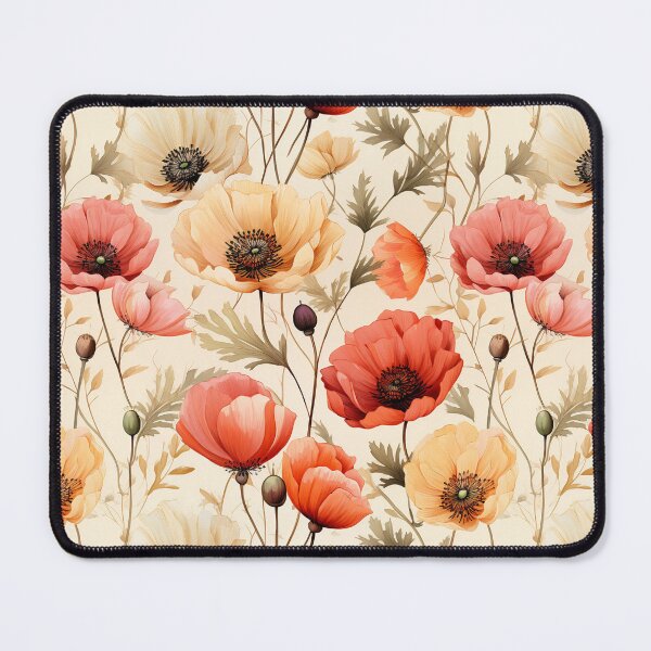 Item preview, Vintage Florals, Poppy designed and sold by PigmeArt.