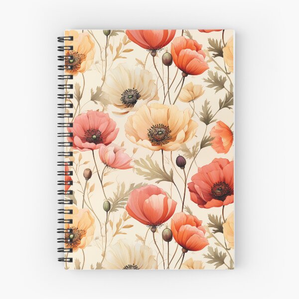 Item preview, Vintage Florals, Poppy designed and sold by PigmeArt.